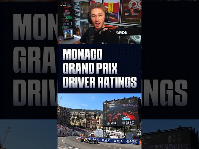 Driver Ratings for the 2023 Monaco Grand Prix