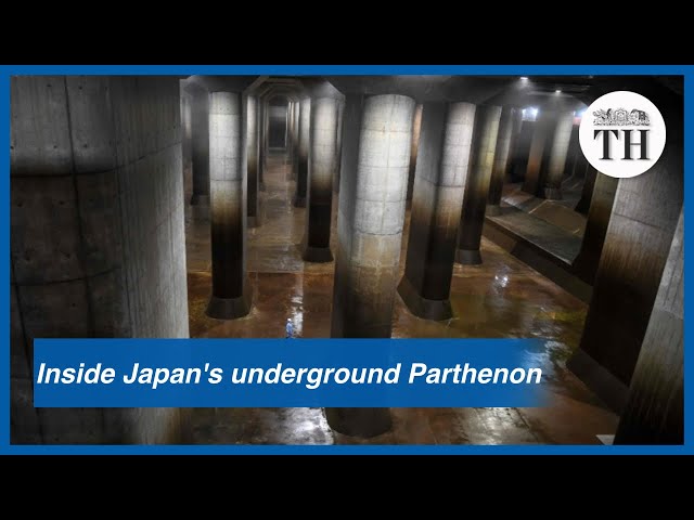 Inside Japan's massive underground reservoir for flood control