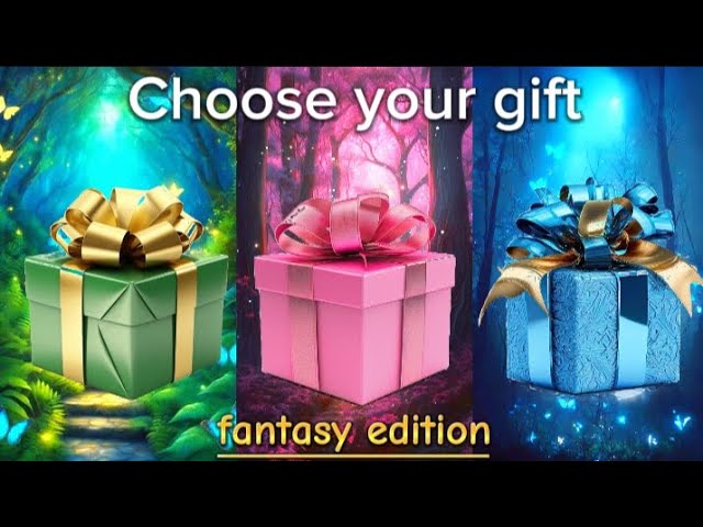 Choose your gift 🎁🤮🤑🥰|| 3 gift box challenge ||Green, pink and blue#wouldyourather#chooseyourgift