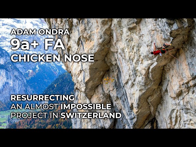 Climbing on Absolute Limit - Chicken Nose 9a+ FA | Adam Ondra