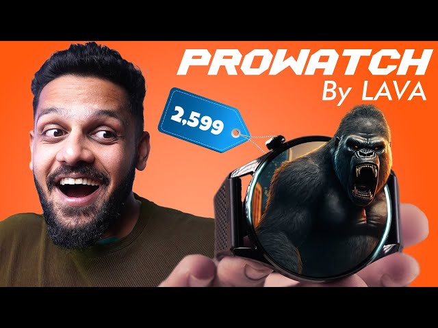 Lava Prowatch Review & Unboxing⚡️"AMOLED WATCH" gorilla Glass 3😱