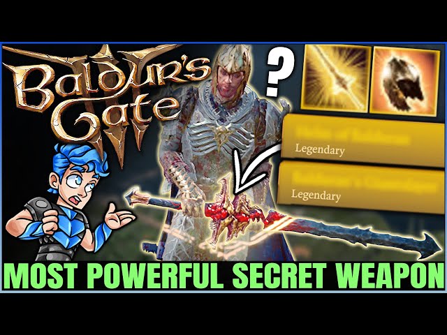 Baldur's Gate 3 - Only 1% of Players Will Get the Legendary Greatsword - Balduran Giantslayer Guide!