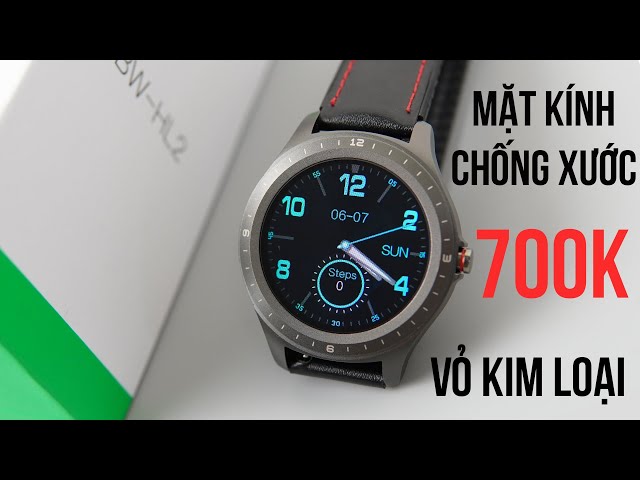 BlitzWolf BW-HL2: Smartwatch 700k đã có VỎ KIM LOẠI, MÀN HÌNH CHỐNG XƯỚC