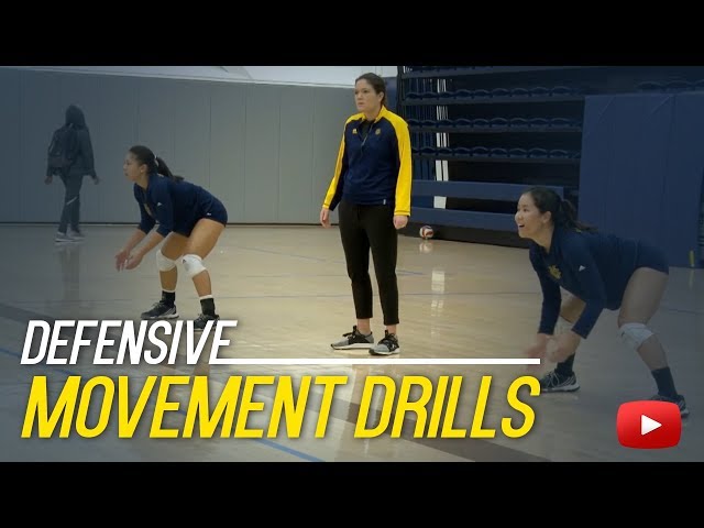 Volleyball Defensive Movement Drills - Coach Ashlie Hain