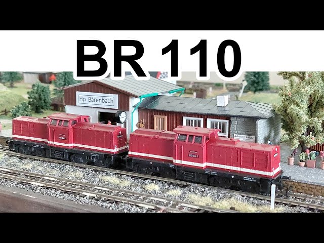 DR BR 110  -  Spur TT  -  Modell und Wirklichkeit