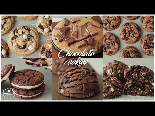 🍪6가지 초콜릿 쿠키 레시피 모음.zip🍪 : 6 Chocolate Cookies Recipe * 홈베이킹 영상 모음 Baking Video | Cooking tree