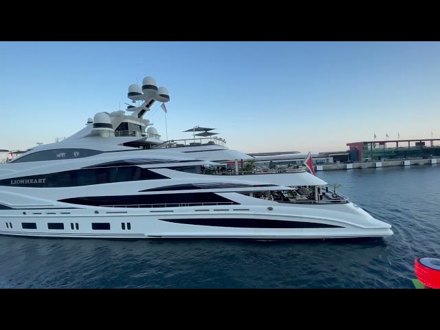 LIONHEART SUPERYACHT returns after Monaco Yacht Show 2023 @archiesvlogmc