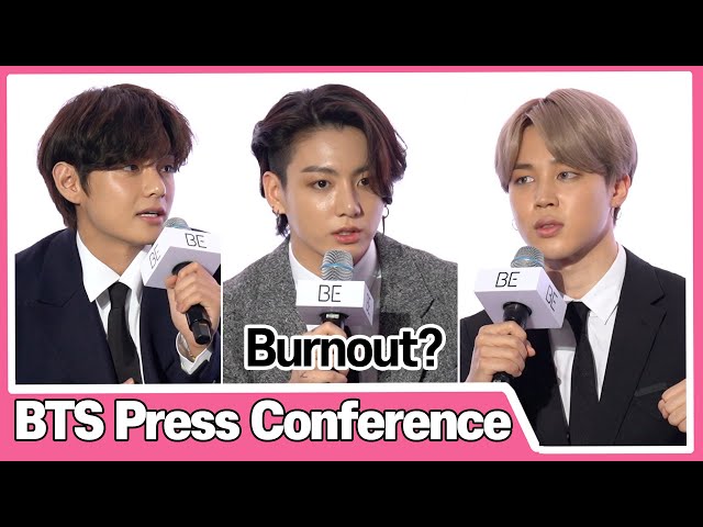 [ENG] 'Burnout of BTS?' 'the growth of  MAKNAE' @BTS Global Press Conference