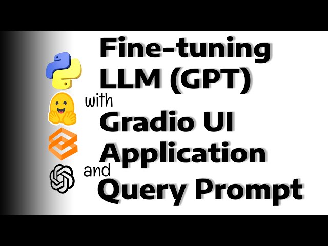 Python Gradio UI for  Fine-tuning LLM (OpenAI GPT) with Custom Data