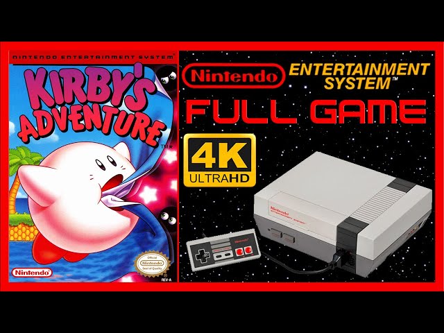 Kirby's Adventure [NES] - Full Game Walkthrough / Longplay (4K60ᶠᵖˢ UHD)