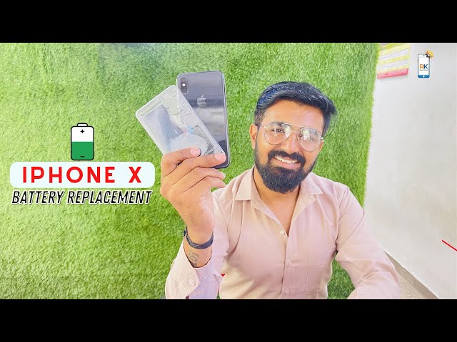 iPhone X battery replacement | Fast than Apple authorised service center in Ahmedabad | 100% health