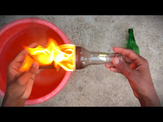 Simple&Easy Way To Cut A GLASS Bottle At Home !