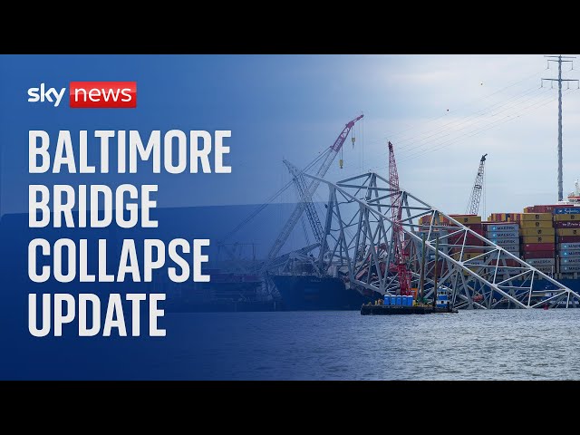 Baltimore bridge collapse news conference