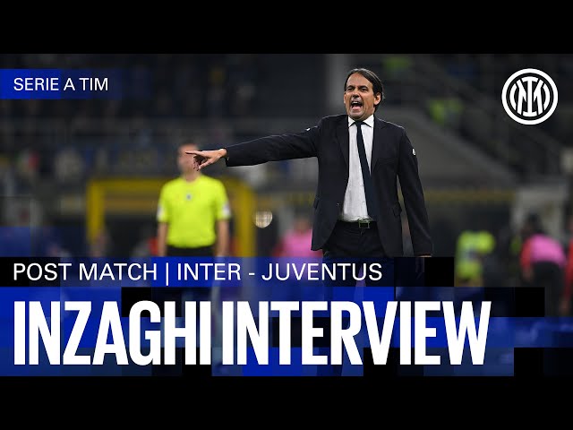 SIMONE INZAGHI INTERVIEW | INTER 1-0 JUVENTUS 🎙️⚫🔵
