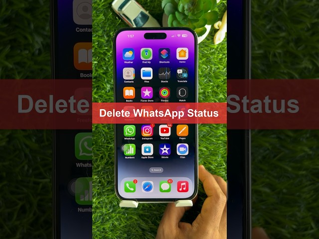 Delete WhatsApp Status #shorts