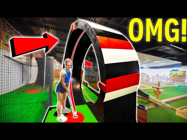 The WORLD'S BIGGEST Mini Golf Loop! - EPIC One of a Kind Course!