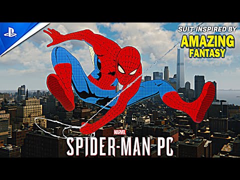 Marvel's Spider-Man PC - NEW FIRST APPEARANCE SUIT FREE ROAM GAMEPLAY! (MOD)