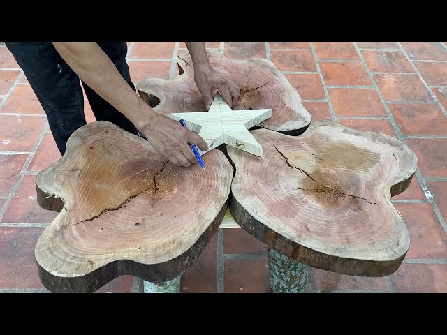 Woodworking Ideas Extremely Creative From Discarded Wood // Make Outdoor Coffee Table Very Unique