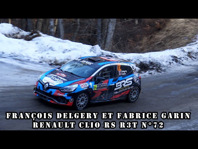Rallye du Monte Carlo WRC 2024 - Renault Clio RS R3T N°72 - François DELGERY et de Fabrice GARIN