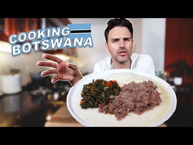 COOKING BOTSWANA: Seswaa with Morogo & Pap 🇧🇼
