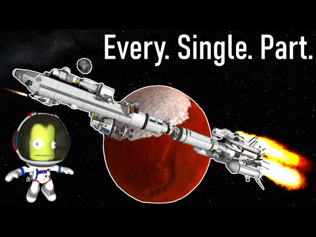 Using Every Single Part in Kerbal Space Program For My Mega Mission