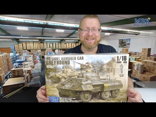 MBK unboxing Special - 1:16 M8 Greyhound US Light Armored Car (Andy's Hobby Headquarters AHHQ-008)