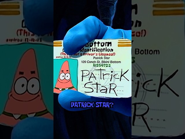 it's not Patrick's wallet 🤷‍♂️ | SpongeBob #Shorts