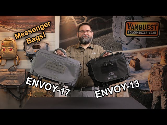 VANQUEST: ENVOY-13 & ENVOY-17! Messenger Bags Done RIGHT!