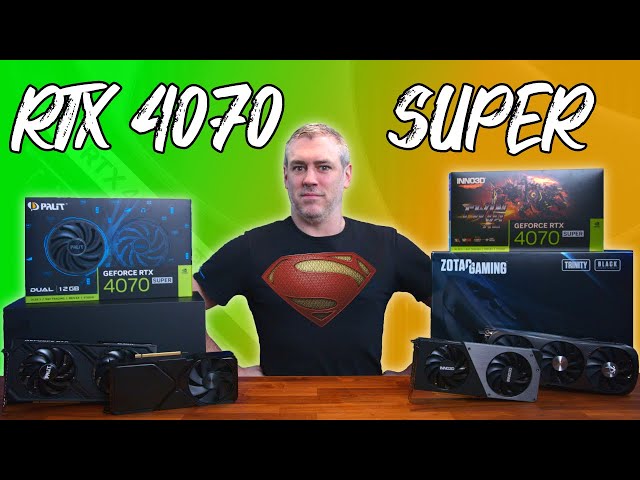 NVIDIA RTX 4070 SUPER Review Ft INNO3D, Palit & ZOTAC [Benchmarks | Power | Thermals]