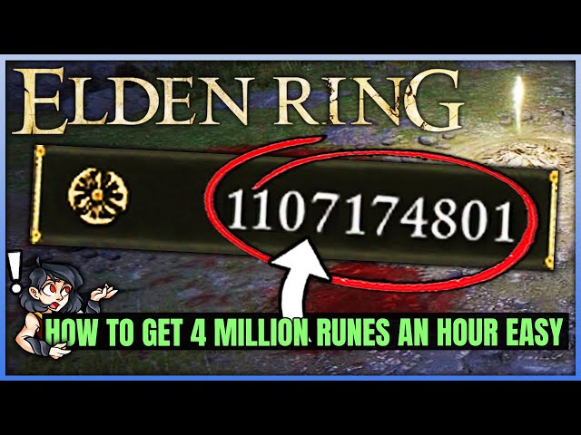 How to Get 4 MILLION Runes an Hour - Best New Method Run FARM - Go AFK & Level Up FAST - Elden Ring!