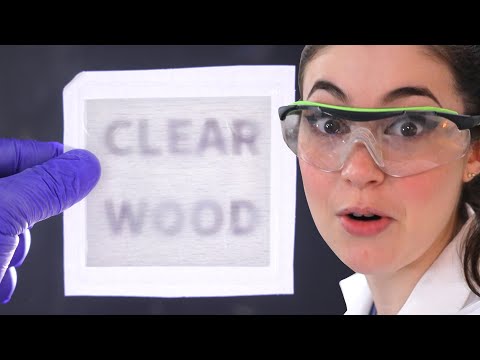 We turned wood CLEAR