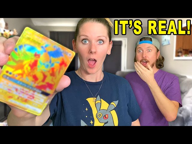 DID YOU KNOW THIS GOLD CARD IS REAL, SHE JUST PULLED IT! Custom Pokemon Cards Booster Box Opening