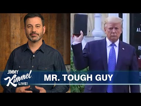 Jimmy Kimmel on Protests, Trump’s Bible Photo Op & White Privilege