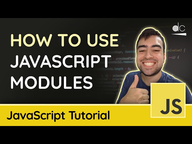 JavaScript Modules with Import/Export Syntax (ES6) - JavaScript Tutorial