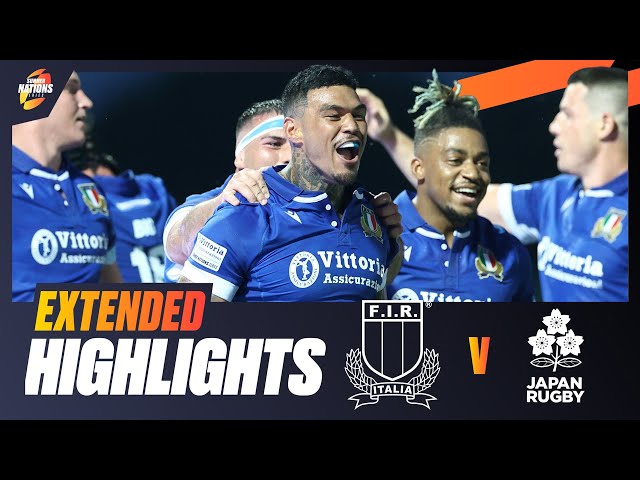 HAT-TRICK IOANE 🎩 | Italy v Japan | Extended Highlights | Summer Nations Series