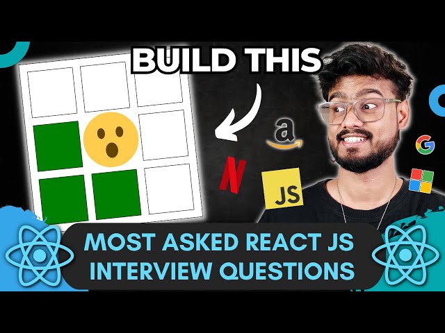 React JS Interview Questions ( Grid Lights - GreatFrontEnd ) - Frontend Coding Interview Experience