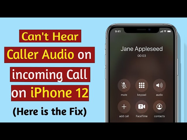 iPhone 12 Pro Max I Can't hear Caller Voice & Receiver Can't Hear my voice (Here is the Fix)