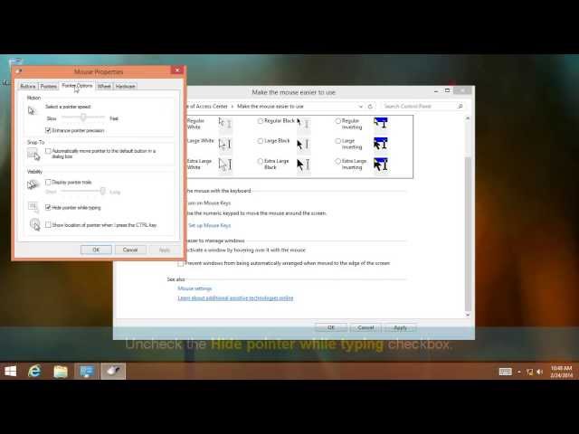 How To Keep Mouse Cursor From Disappearing in Windows 8
