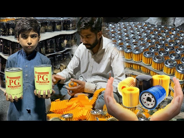 How Car Engine Oil Filter are Manufactured in Factory || Manufacturing Process of Auto Oil Filters
