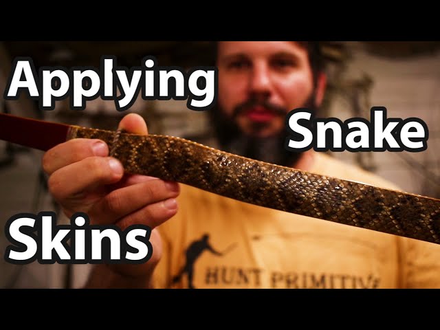 How to Put Snake Skins on a Bow
