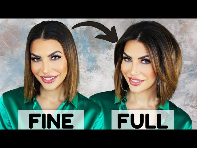 Life Changing Tricks that Women with FINE THIN HAIR Need to Know!