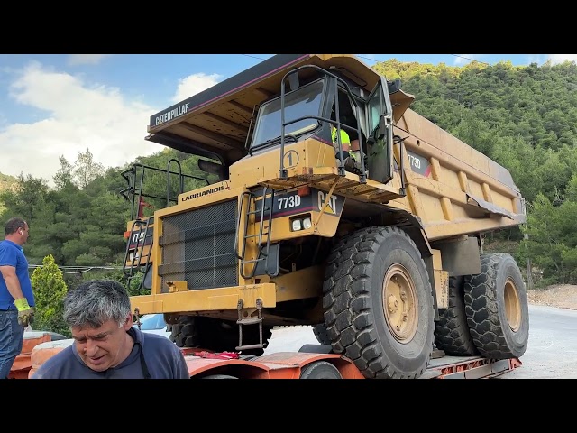 Transport 1200 Km To Replace The Caterpillar 773 Dumper In Our Quarry - Sotiriadis/Labrianidis - 4K