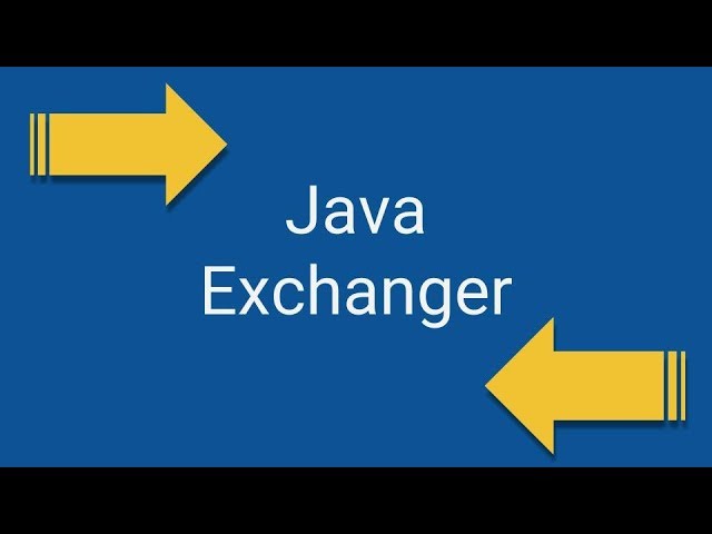 Exchanger class in Java