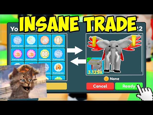Insane Trade For Secret Pet in Roblox Clicker Simulator