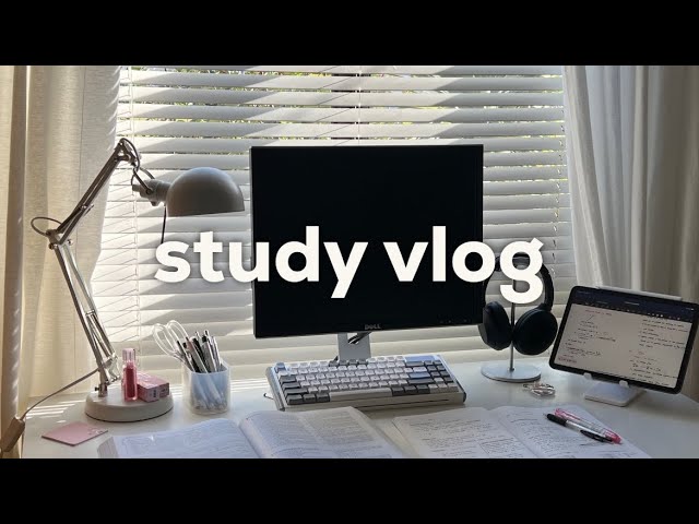 study vlog (finals week) 🍓 8:30am physics exams, learning French (again), shopping & exciting news!