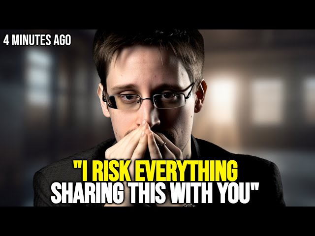 Edward Snowden is BACK "Watch QUICKLY before they mute me"