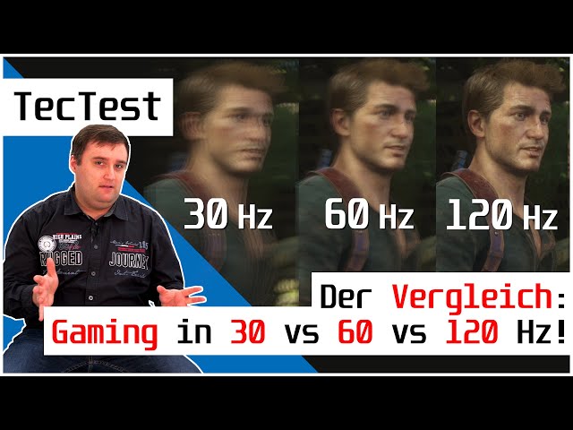 Der Vergleich: Gaming in 30 Hz vs. 60 Hz vs. 120 Hz! | Der Test! - Xbox Series X & PlayStation 5
