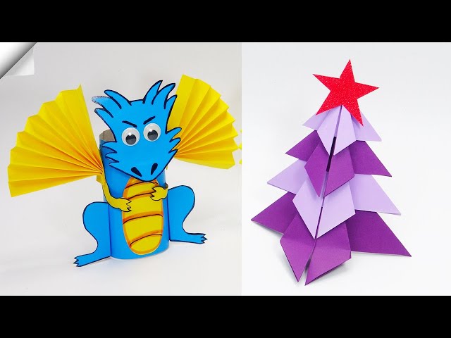 4 DIY christmas paper crafts 2024