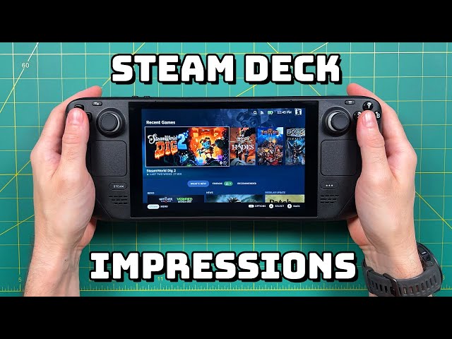 Steam Deck Impressions: Size, Weight, and Controls Deep Dive