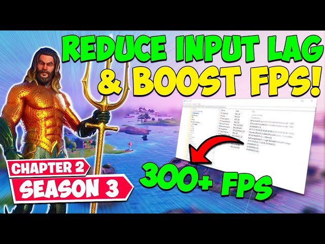 Fortnite Chapter 2 Season 3 Boost FPS & Reduce Input Lag | Textures Not Loading Fix